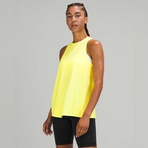 Lululemon All Tied Up Tank Top *Pima Cotton in Highlight Yellow - Size 8